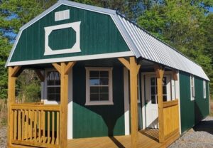 Painted Deluxe Lofted Cabins for sale in CITY STATE make great cabins and tiny houses 