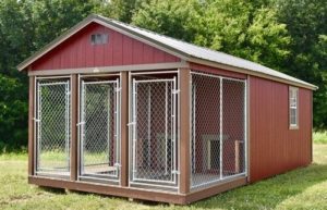 Three Box Portable Dog Kennel Buildings for Sale or Rent to Own in CITY STATE