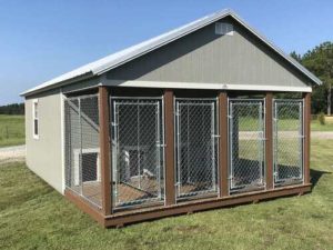 Four Box Quadruple Box Portable Dog Kennel Buildings for Sale or Rent to Own in CITY STATE