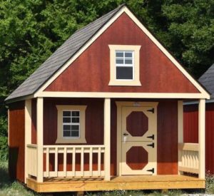 Urethane finished "Hideout" playhouses for sale or rent to own in CITY STATE