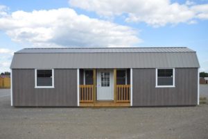 urethane finish side lofted barn cabins for sale or rent to own in CITY STATE