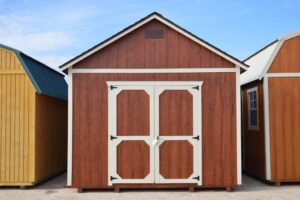 this is a urethane utility building for sale or rent to own in 